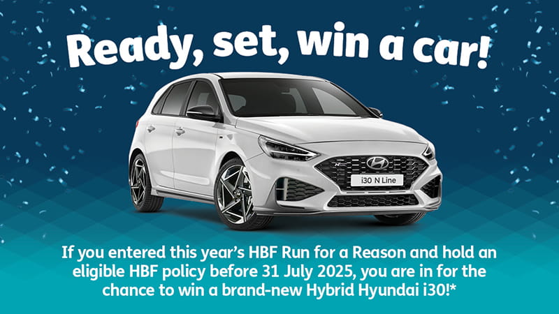 White Hyundai i30