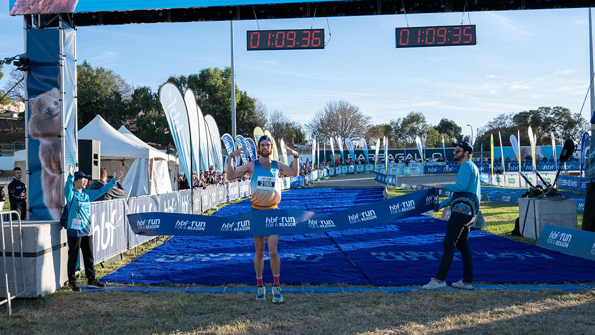 Matt Smith running Brooks Half Marathon