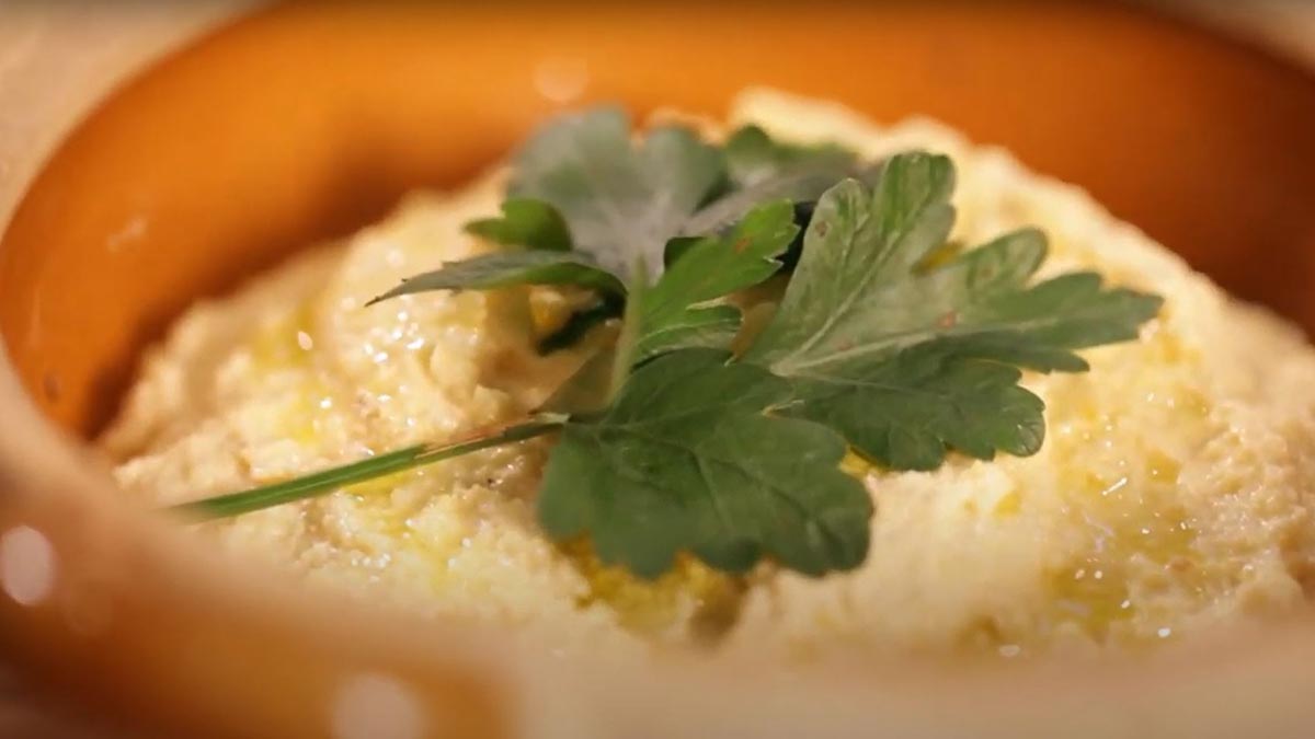 Hummus with lupin flakes recipe