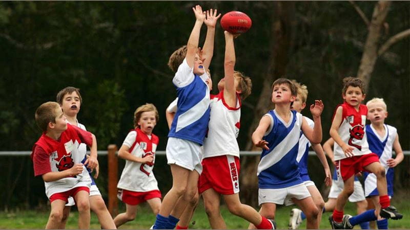 Junior football game