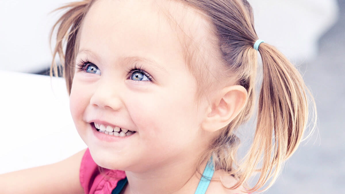 Girl smiling