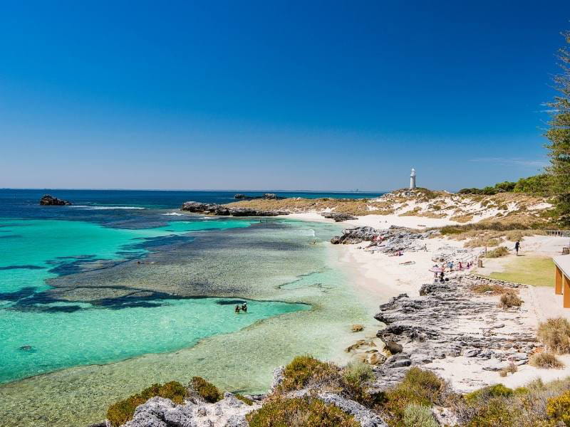 A beach on Rottnest Island