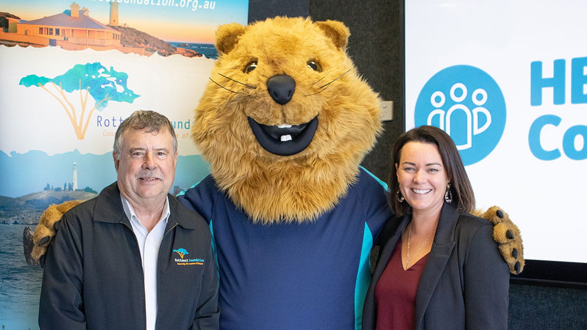 HBF and Rottnest foundation representatives