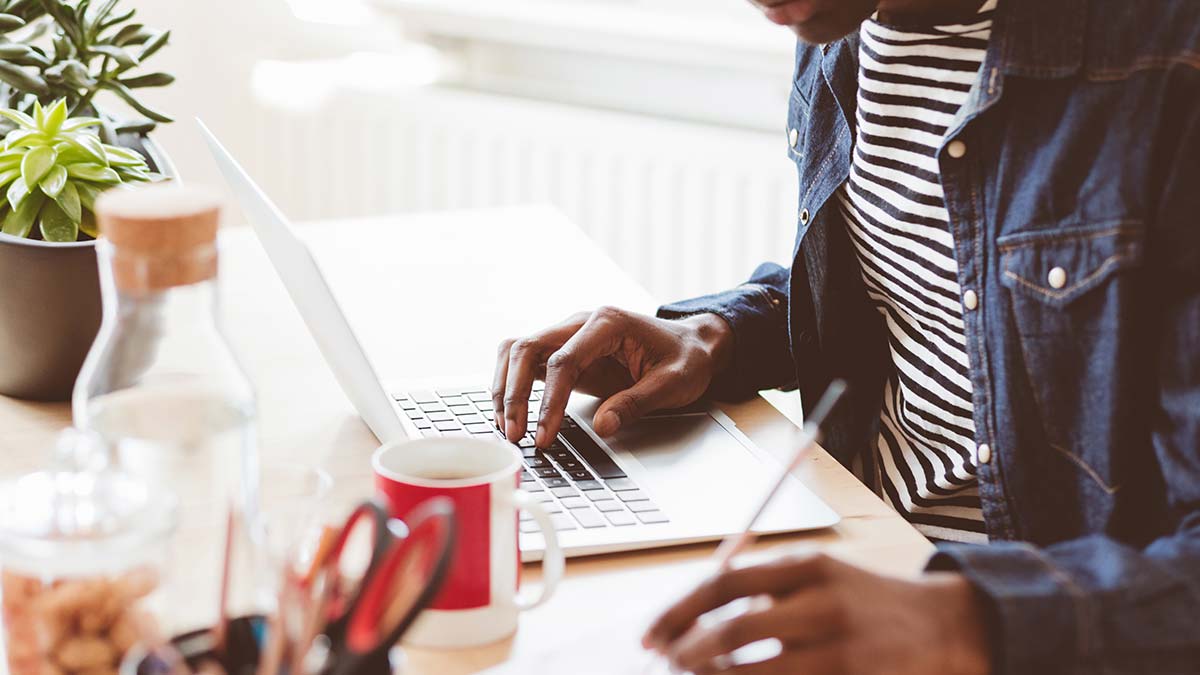 Man on laptop