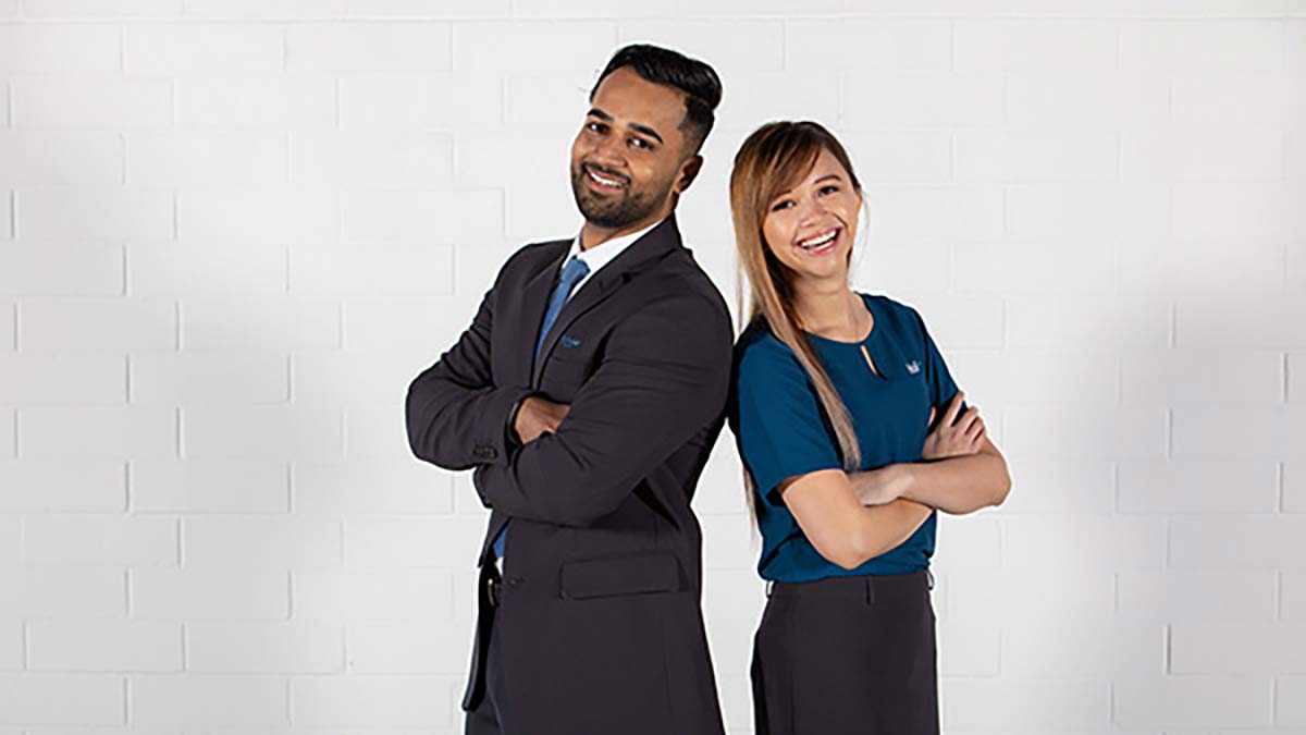 HBF staff smiling