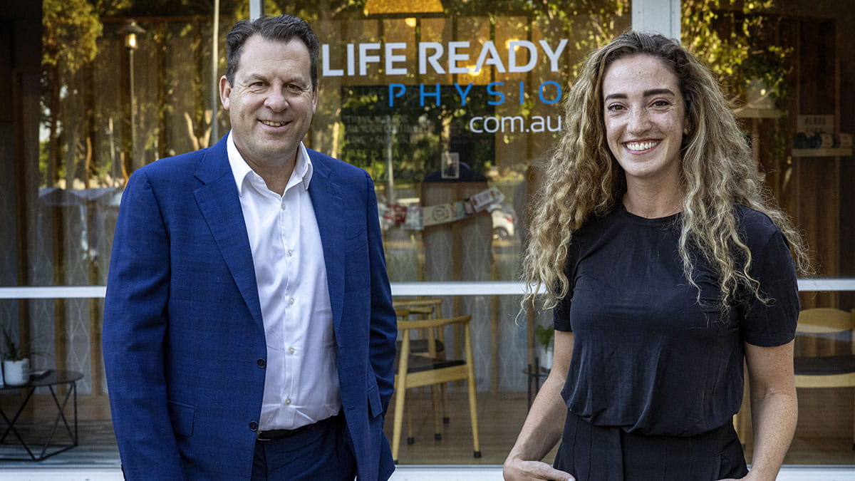 John Van DerWielen from HBF and Jess Ellison from Life Ready