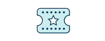 Movie ticket icon