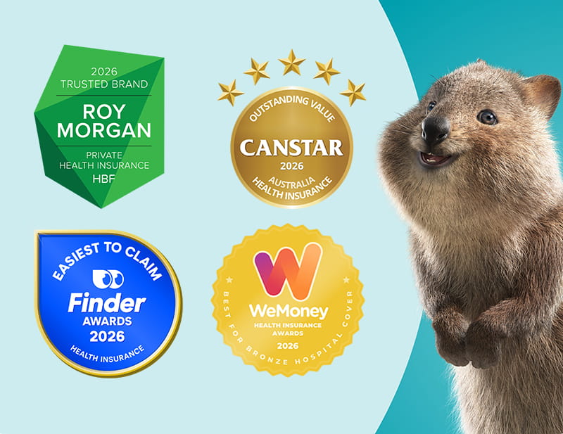 HBF Awards with quokka