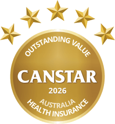 HBF awarded by Canstar for Outstanding Value in Australia for 2026. 