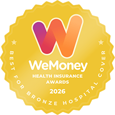 WeMoney 2026 Best Bronze Hospital cover HBF