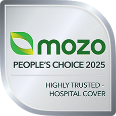 MOZO People's Choice Award 2025 for Highly Trusted Hospital Cover