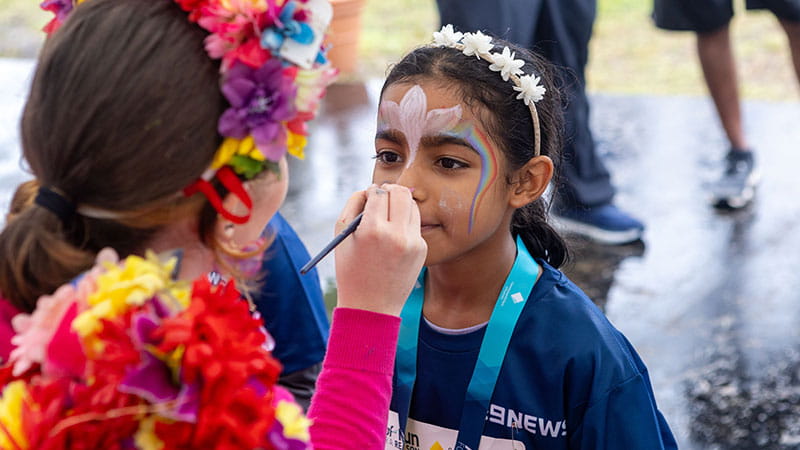 Run for a reason entertainment - facepainting