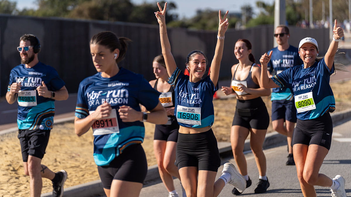 HBF Run for a Reason 2024 event participants