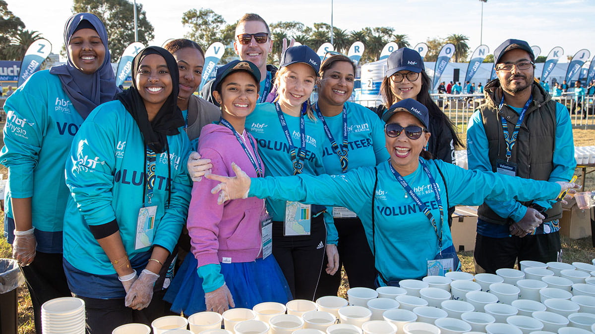 HBF Run for a Reason volunteers