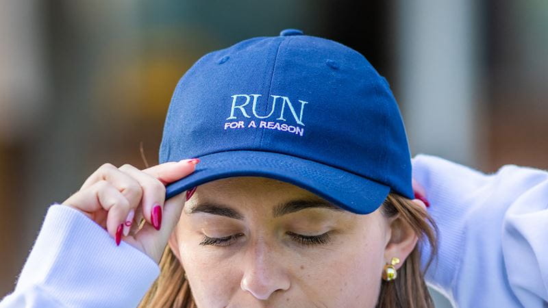 Run for a reason baseball cap navy