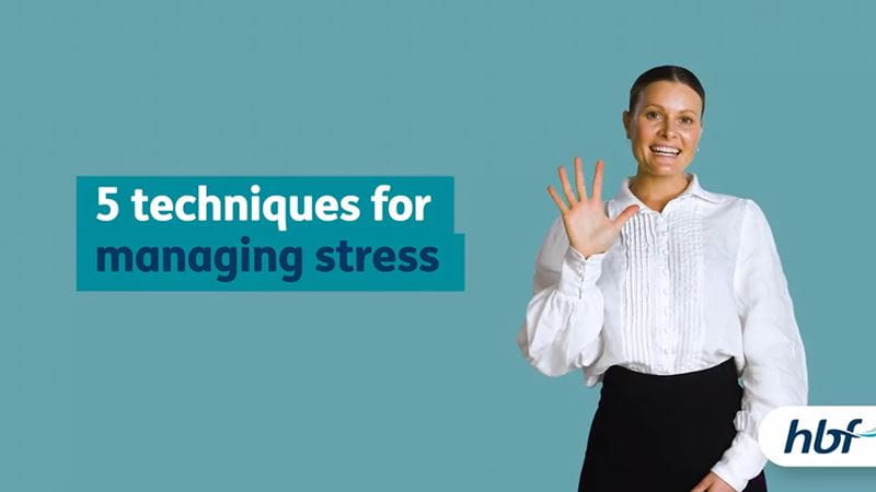 5 techniques for managing stress video