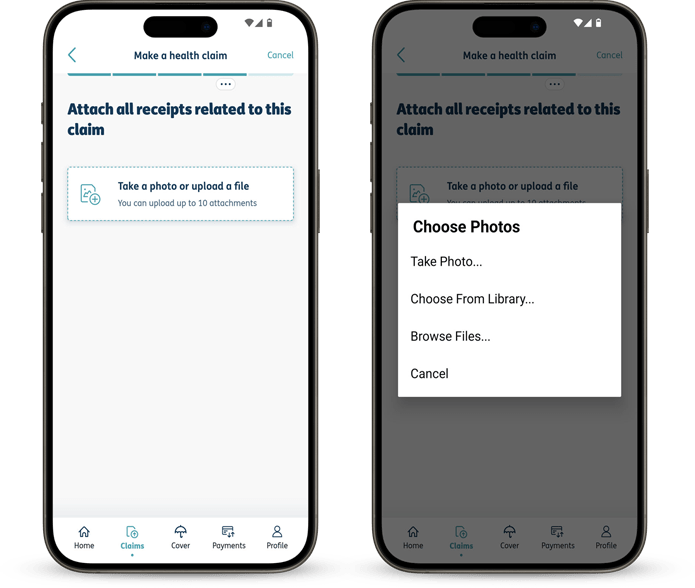 Make a claim app four