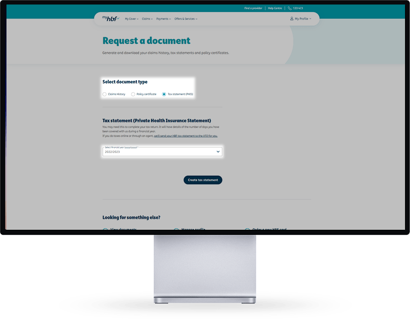 Request a document page