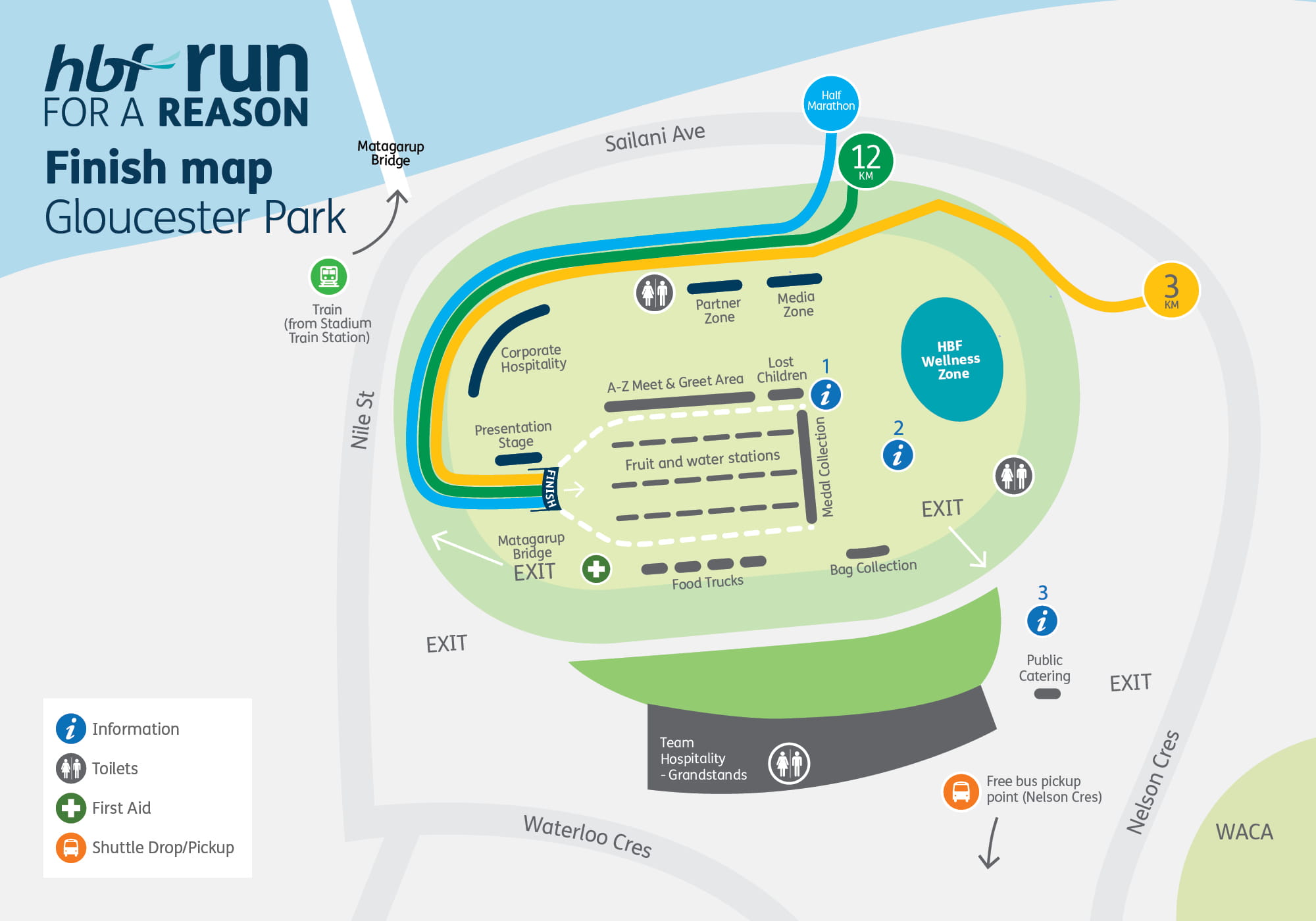 2025 HBF Run for a Reason finish line map