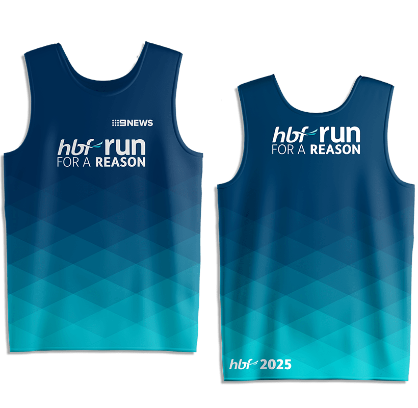 HBF Run for a Reason 2025 Singlet placeholder