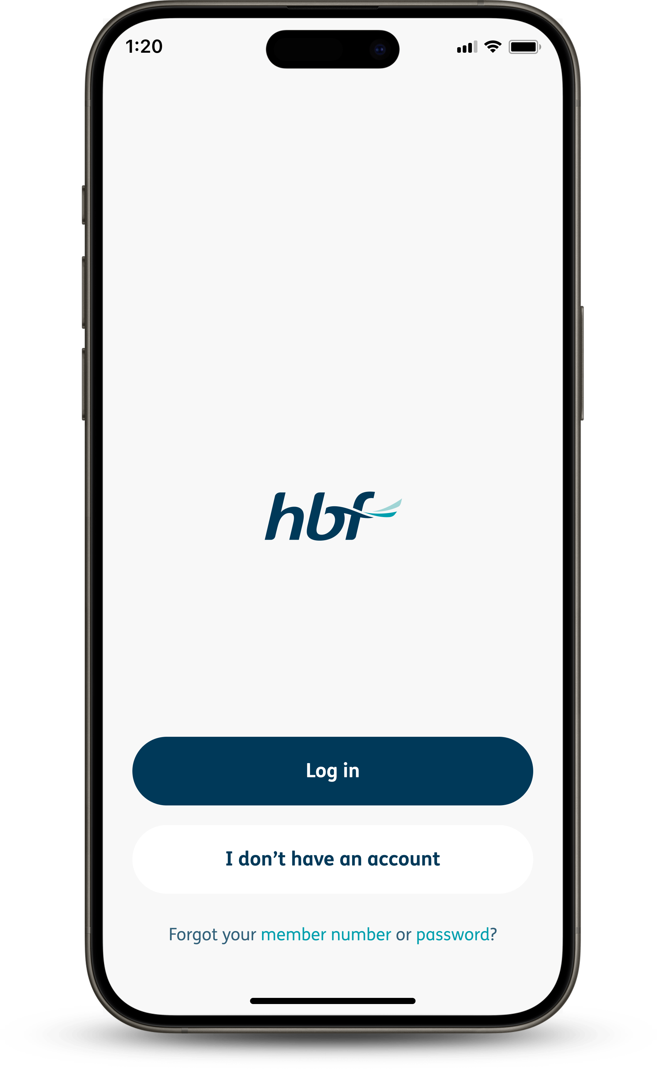 Login to HBF app
